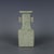 Chinese Ceramic Vase Guan Ware Crackle Glaze Celadon Double Ears Vase For Sale - Image 4 of 6