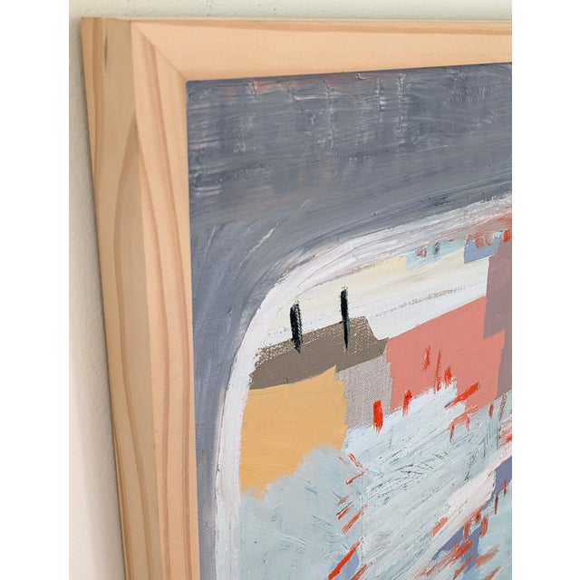 "Wild West" Abstract Oil Painting on Linen by Anne Abueva For Sale - Image 4 of 7