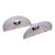Pair of 1990s Egisto 38 by Angelo Mangiarotti for Artemide Italian Postmodern Frosted Glass Wall Sconces For Sale