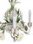 Vintage Italian Tole Daisy Chandelier - 6 Arms For Sale - Image 9 of 14