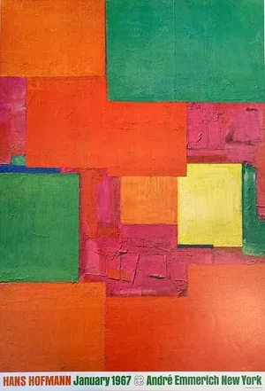 1967 Hans Hofmann Andre Emmerich New York Exhibition Poster