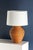 Wood Hudson Valley Lighting Newark 19.5 in. 1 Light Table Lamp in Vintage Gold Leaf Finish For Sale - Image 7 of 10