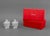 Pair of Baccarat Crystal Covered Mustard Jars, with spoon, acid-etched mark to underside, original fitted red boxes. Jar:...