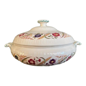 Vintage Mid-Century Modern Wedgwood Etruria England Cornflower Covered Tureen
