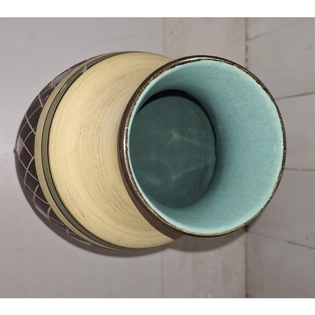 Mid-Century Modern Mid-Century Ceramic Vase from Bay-Keramik, 1960s For Sale - Image 3 of 5
