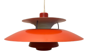 Danish PH5 Hanging Lamp by Poul Henningsen for Louis Poulsen, 1950s