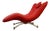 Red Model DS151 Chaise Longue by Jane Worthington for de Sede, 1990s For Sale