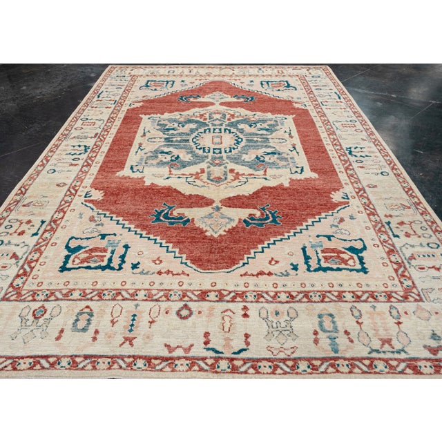 Antique Look Turkish Oushak Rug 8'7" x 12'5" # 224 Explore a curated collection of hallway runners, wool rugs, and...