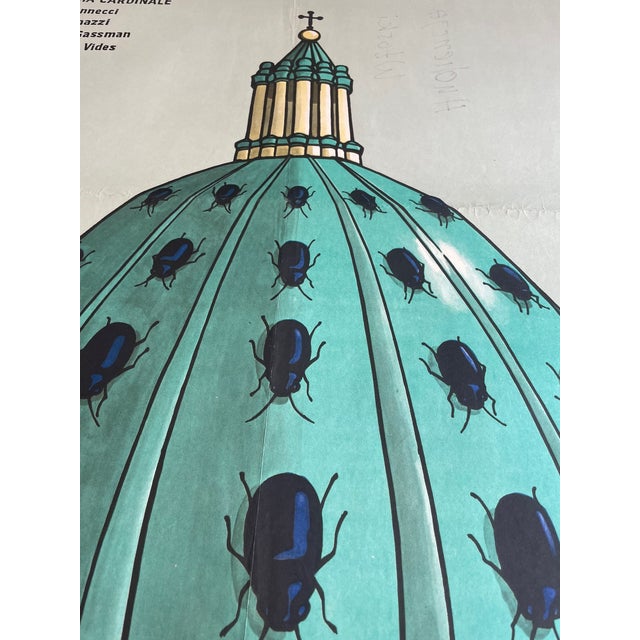 Paper J.Flisak (1930-2008), L'udienza, ZGK Zam. 1554/3/73, Printed 1973 Poland For Sale - Image 7 of 8