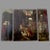 17th Century Italian School Triptych of the Nativity, Annunciation and St. Anne & Mary Oil Painting - Set of 3 For Sale - Image 10 of 10