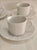 A beautiful set of 4 Ralph Lauren Home Belcourt Tea Cup and Saucer Set. RL Home describes the Belcourt collection as being...