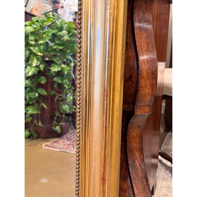 19th Century French Camel Hump Mirror For Sale - Image 9 of 12