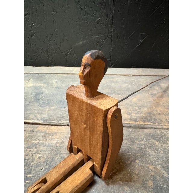 Early 20th Century Folk Art Bounce Man For Sale In New York - Image 6 of 7