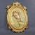 Sacred Madonna Icon Relief in Hand-Painted Lacquered Wood, 1970s For Sale - Image 3 of 12