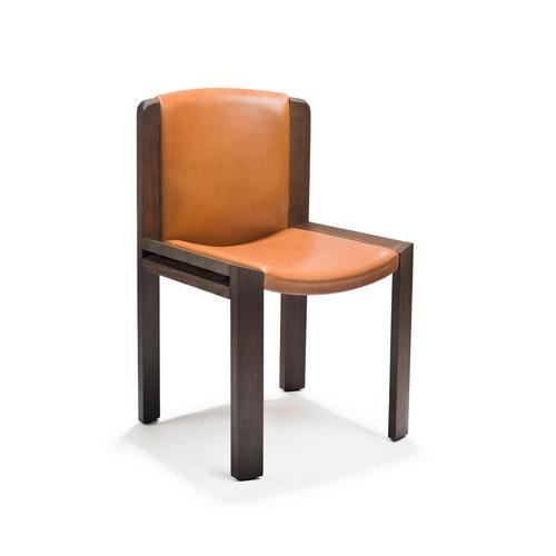 Not Yet Made - Made To Order 300 Chairs in Wood and Sørensen Leather by Joe Colombo for Karakter, Set of 4 For Sale - Image 5 of 17