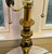 1950s Vintage Stiffel Style Brass Lamp With Double Sockets For Sale - Image 5 of 12