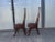 1980s 1985 Pair of Jeffrey Greene Palm and Mahogany High Back Dining Chairs For Sale - Image 5 of 12