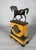 Charles X Style Mantelpiece Set with Horse Clock and Casseroles, 1830, Set of 3 For Sale - Image 6 of 14