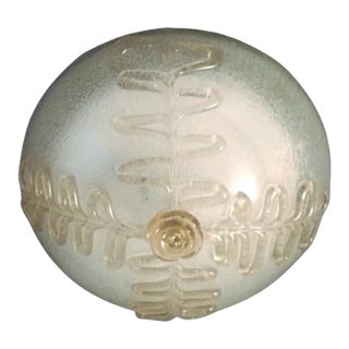 1960s Clear and Pink Murano Graniglia Flush Mount For Sale