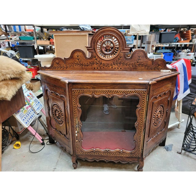 From the Brittany region of France, you will love the workmanship on this cabinet. Made of chestnut, this piece features a...