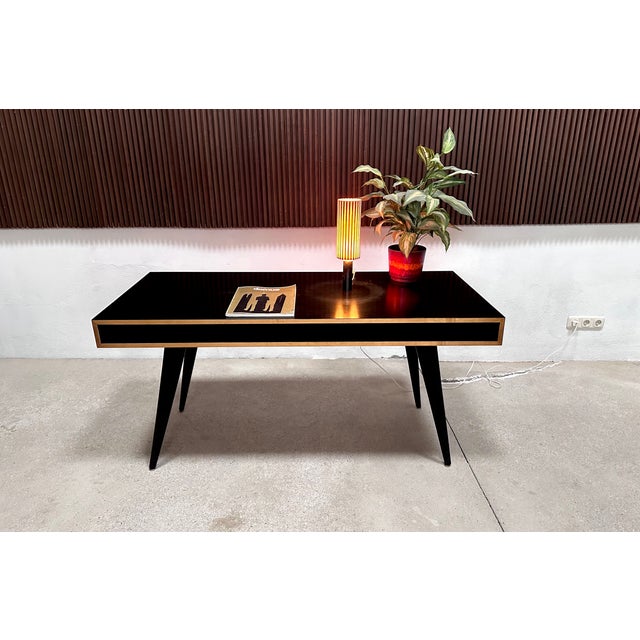 Vitage German Writing Desk by Hans Bellmann for Domus Raumkunst, 1950s For Sale - Image 17 of 18