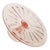 Pink Art Deco Cake Platter in Rosaline Glass, 1930s For Sale - Image 6 of 12