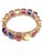 Bochic "Capri" Natural Ruby, Sapphire & Peridot Bracelet Set 18K Gold & Silver For Sale - Image 17 of 18