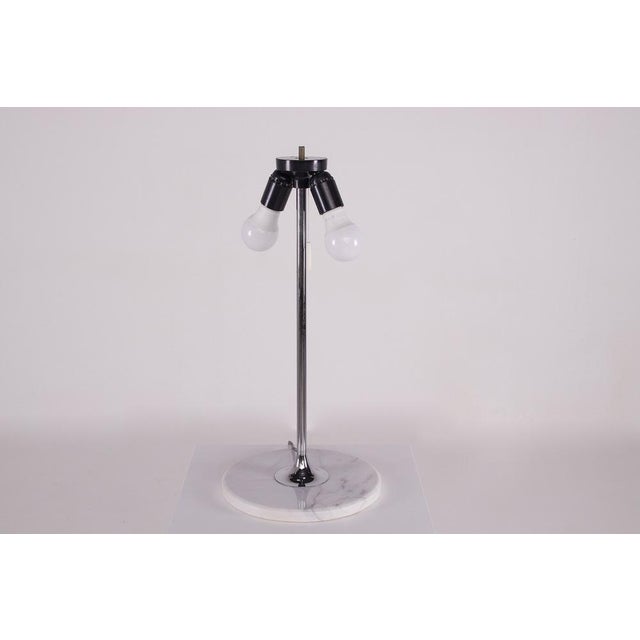 Marble Mushroom Lamp by Frank Bentler, 1970s For Sale - Image 8 of 10