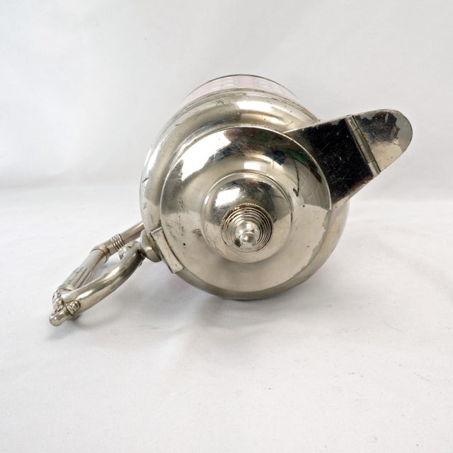 Victorian Graniteware Silverplate, and Enamel Coffee Pot Manning, Bowman & Co Circa 1890 For Sale - Image 11 of 14