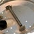 Glass Vintage Ceiling or Wall Mounted Lamp with Ribbed Glass and Metal Mount, Former Czechoslovakia, 1970s For Sale - Image 7 of 8