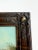 Early 20th Century Art Nouveau Reverse Painting, Mother-of-Pearl Inlay Scottish Highlands Cottage in Ornate Frame For Sale - Image 10 of 18
