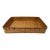 Vintage Woven Wicker Basket Tray For Sale