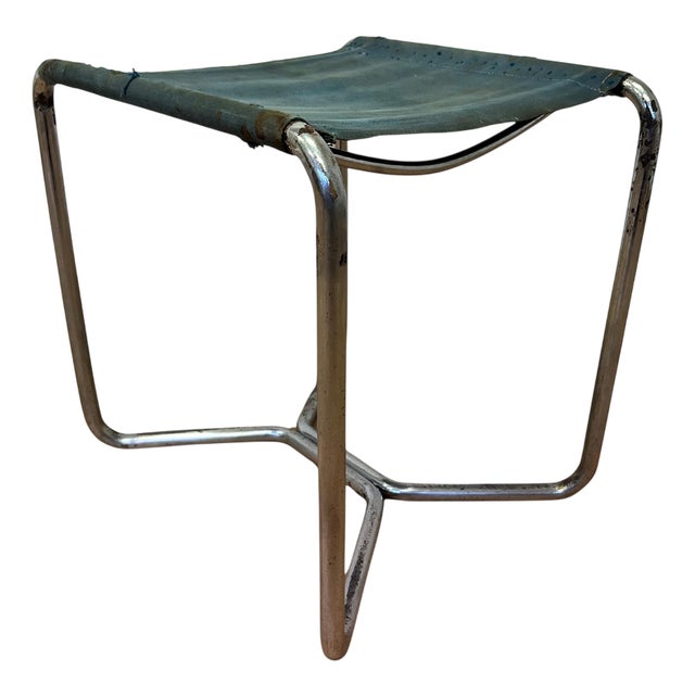 Bauhaus Chrome B8 Stool attributed to Marcel Breuer, 1930s For Sale