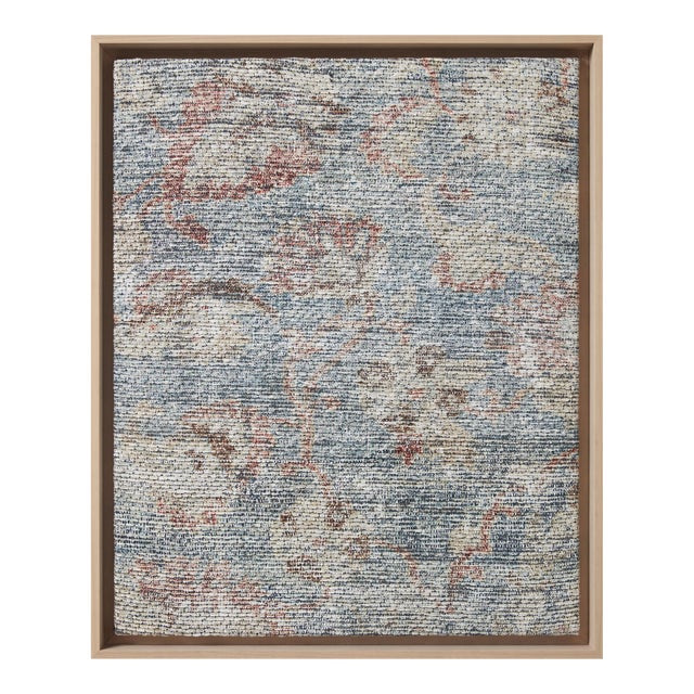 Amber Lewis x Loloi Salina Blue / Multi 2'-9" X 2'-3" Wall Art For Sale