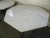 Metal Vintage Mid Century White Marble Octagon End Tables - a Pair For Sale - Image 7 of 9