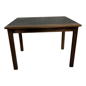 1960s Mid Century Rosewood and Leather Side Table by Hans Olsen