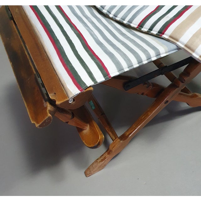 Foldable Deck Chair by W.H. Den Ouden for Vetus Rotterdam For Sale - Image 13 of 18