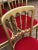 Louis Style Upholstered Gilt Wood Dining Chairs, Set of 6 For Sale - Image 6 of 9