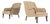 Lounge Chairs in Wood and Upholstery, 1920s, Set of 2 For Sale