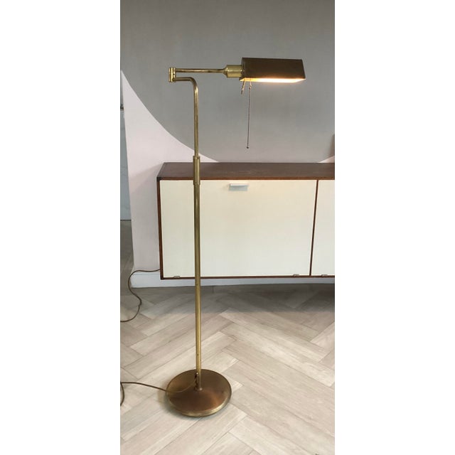 Adjustable Brass Floor Lamp, 1970s For Sale - Image 4 of 10