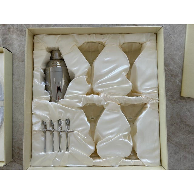American Vintage Lord & Taylor 10 Piece Martini Set For Sale - Image 3 of 5