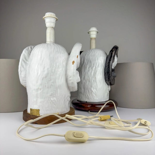 Vintage Italian Table Lamps, 1970s, Set of 2 For Sale - Image 9 of 18