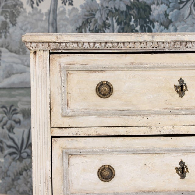 Pair of 19th C. Italian Neoclassical Style Painted Bedside Commodes For Sale - Image 14 of 18