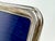 1950s Art Deco Italian Silver Plate and Mahogany Picture Frame by Gino Bicchielli, 1950s For Sale - Image 5 of 11