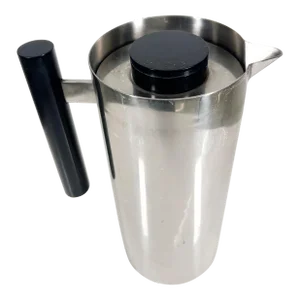 1950s Smith Metal Arts Stainless Modern Pitcher Carafe Buffalo Ny