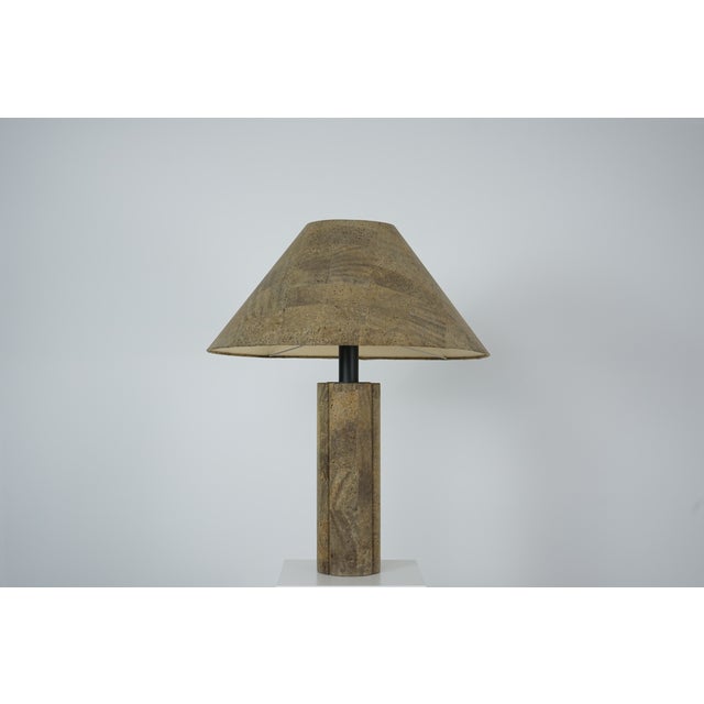 Large Table Lamp in Cork by Ingo Maurer for Design M, 1970s For Sale - Image 12 of 12