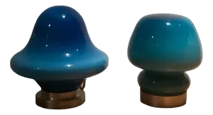 Mushroom Table Lights from Peill & Putzler, Set of 2