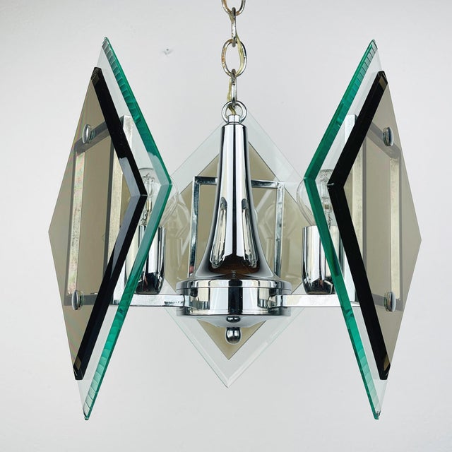 Art Glass Pendant Lamp from Fontana Arte, Italy, 1970s For Sale - Image 13 of 14