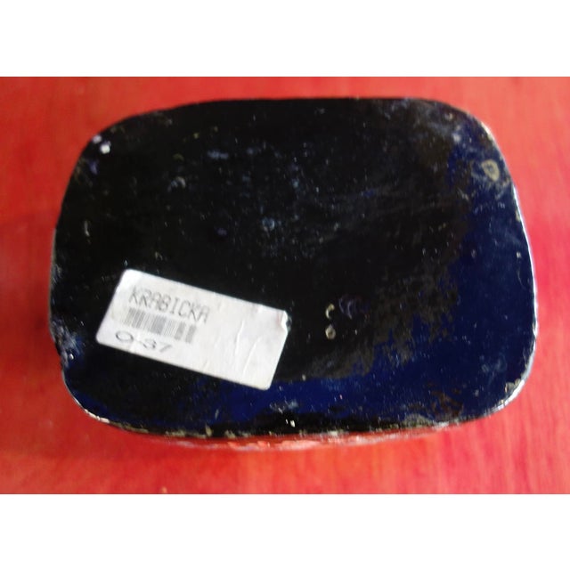 Paper 1970s Lacquered Floral Lidded Box For Sale - Image 7 of 7