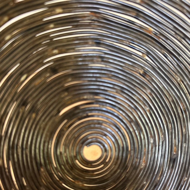Artisan Made Welded Metal Wire Bowl For Sale - Image 4 of 9